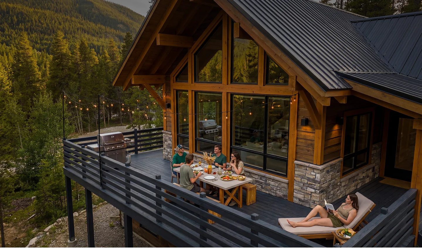 Rustic Willow cabins in the Northern Rockies